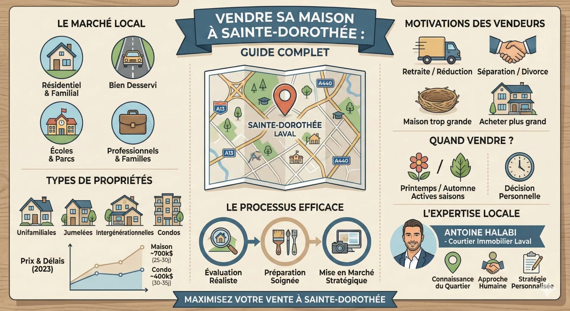 Vendre sa maison à Sainte-Dorothée guide pour vendeurs